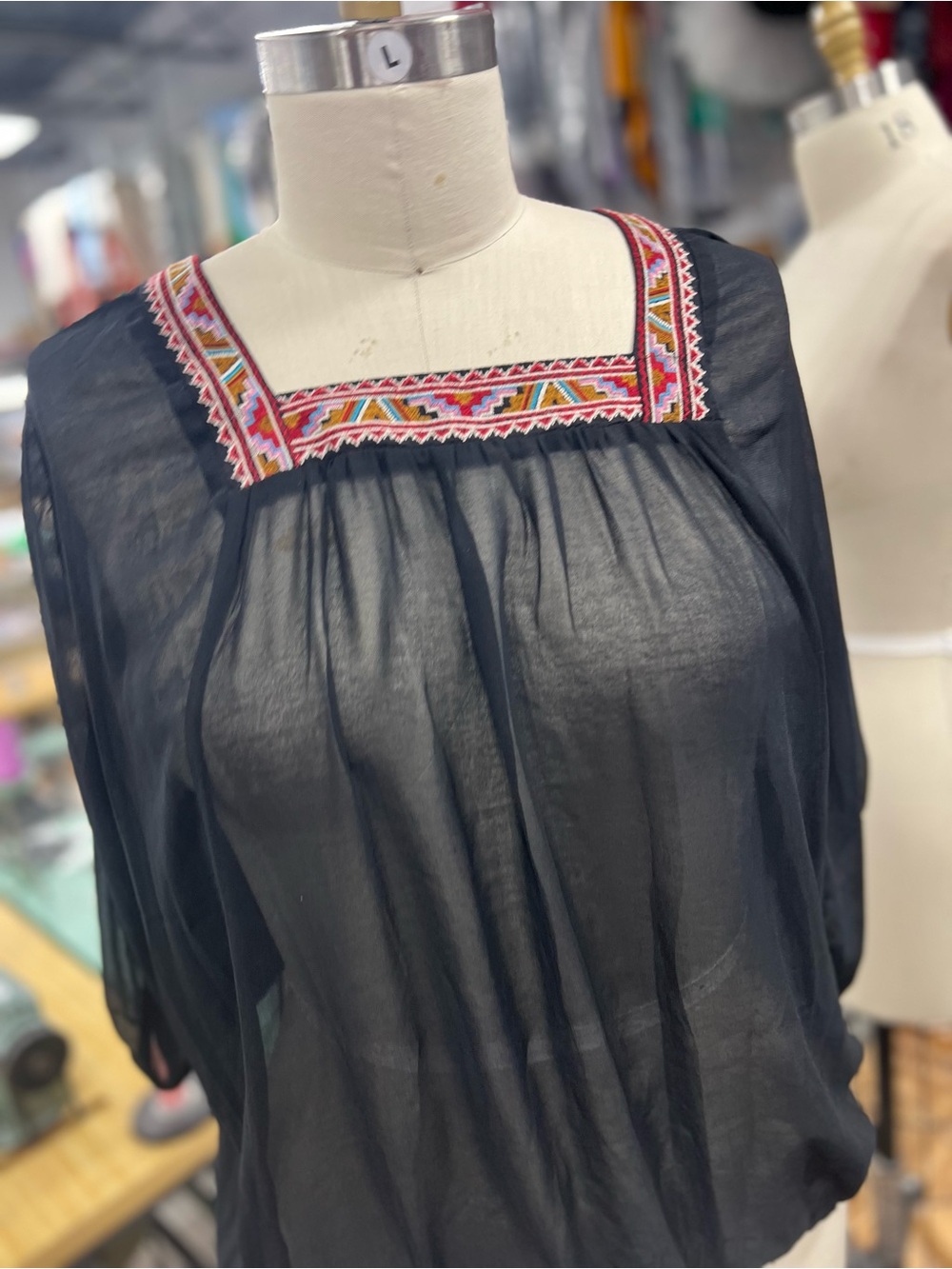 Sheer Blouse M